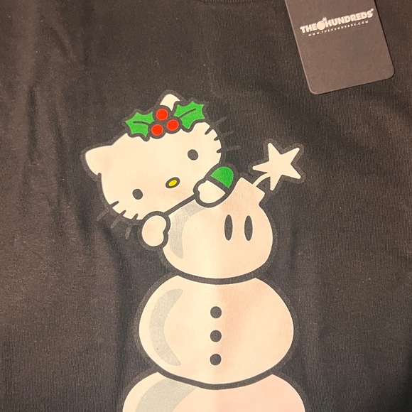 Hello Kitty x The Hundreds Snowman Tee - Picture 3 of 7
